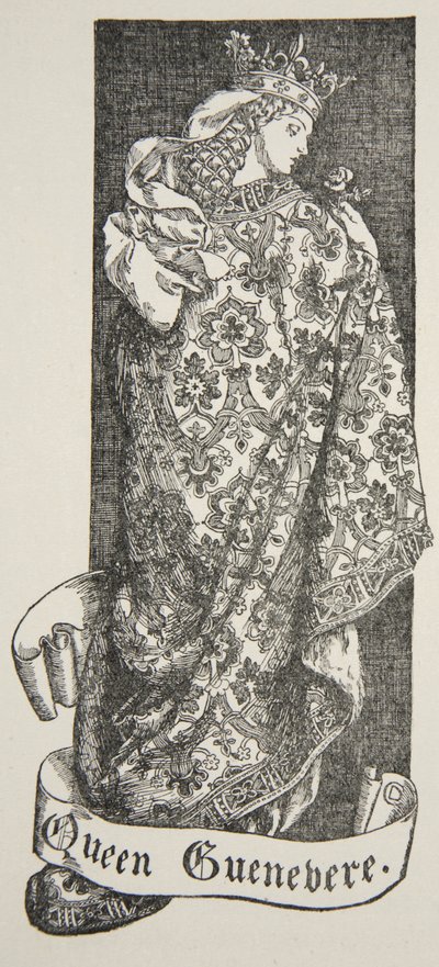 Queen Guenevere, illustration from 